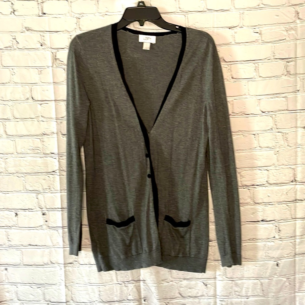 Ann Taylor Loft cotton, wool and silk cardigan